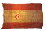 Fotografía de la bandera española, versión de 1785