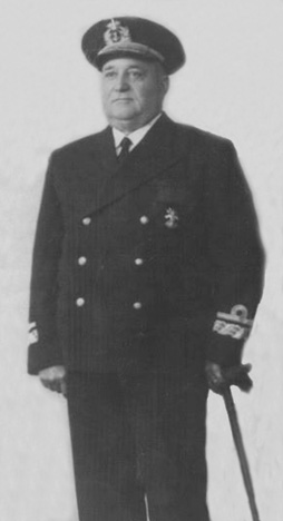 Foto de don Francisco Bastarreche y Díez de Bulnes. Almirante de la Real Armada Española.