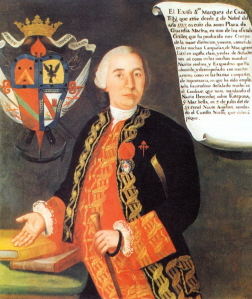 Retrato al oleo de don Francisco Javier Everando de Tilly y Paredes.