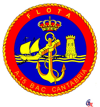  Escudo del Buque de Aprovisionamiento de Combate Cantabria A-15.