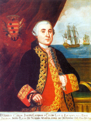  Adrián Carlos José Caudrón de Cantín y Tomasso. Cortesía del Museo Naval de Madrid.