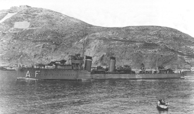  Foto del destructor Almirante Ferrándiz.