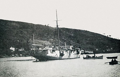  Foto del crucero Conde de Venadito.