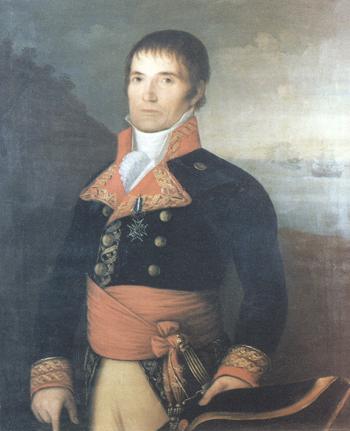  Retrato de don Domingo de Nava y Porlier. Teniente general de la Real Armada Española. Gran Cruz de la Real y Muy Distinguida Orden Española de Carlos III, pensionada.