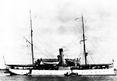  Foto del cañonero Elcano.