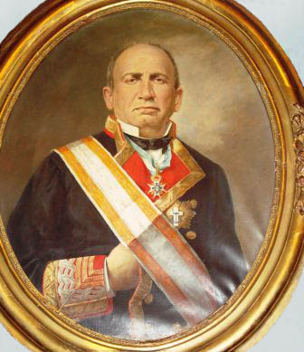 Óleo de don Francisco de Paula Márquez y Roco. Brigadier de la Real Armada Española. Director del Observatorio Astronómico de San Fernando. Astrónomo y Matemático.