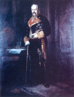 Retrato al oleo de don Francisco Simón Pérez de Gandallana.