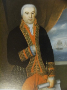 Óleo a color de don Fernando Daoiz Güendica y de Aldunate.