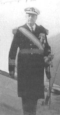 Don Felipe José Abárzuza y Oliva. Almirante de la Real Armada Española. Ministro de Marina.