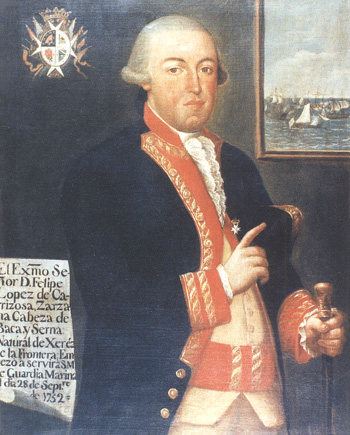  Retrato de don Felipe López de Carrizosa y Zarzana. Teniente general de la Real Armada Española. Caballero Justicia de la Soberana y Militar Orden Hospitalaria de San Juan de Jerusalén de Rodas y de Malta