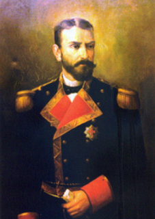 Retrato al óleo de don Isaac Peral y Caballero. Teniente de navío de la Real Armada Española.