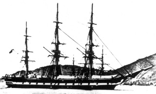  Fragata de 2ª clase Lealtad fotografía en blanco y negro.