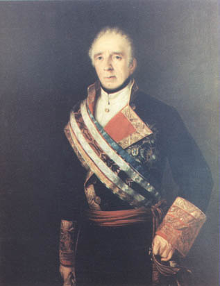 Óleo de don Pedro de Micheo y de Indacoechea. Teniente general de la Real Armada Española. Gran Cruz de la Real y Muy Distinguida Orden Española de Carlos III. Consejero Real.