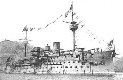  Foto del crucero acorazado Pelayo.