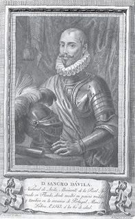  Retrato en blanco y negro de don Sancho Dávila