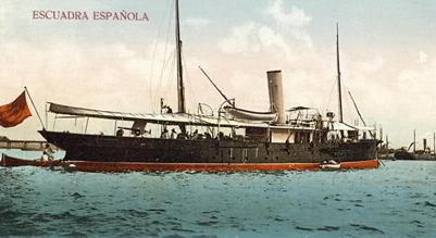  Foto del cañonero Vasco Núñez de Balboa.